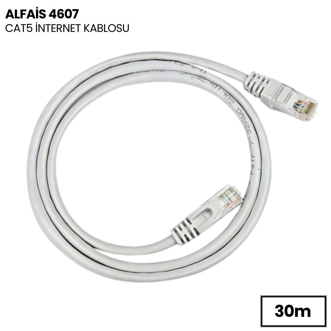 Alfais 4607 Cat5e Rj45 Lan Kablosu 30 Metre Evaletim