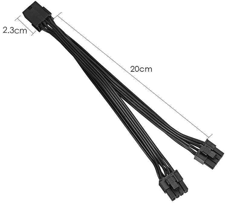 Alfais 4984 Pci-E 8 Pin Ekran Kartı Express Power Güç Çoklayıcı Y