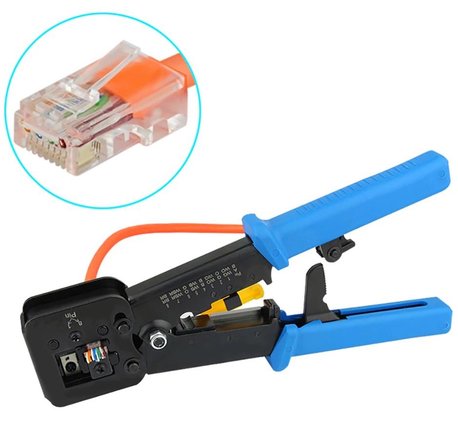 Alfais 4445 Ez Rj45 Rj11 Rj12 Yeni Nesil Konnektör Sıkma Pense