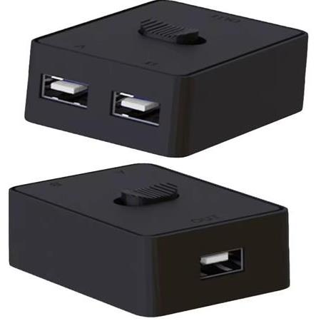 Alfais 4559 2 Port Usb 2.0 To KVM Switch Çoklu Pc Kasa Çoklayıcı Hub Anahtar
