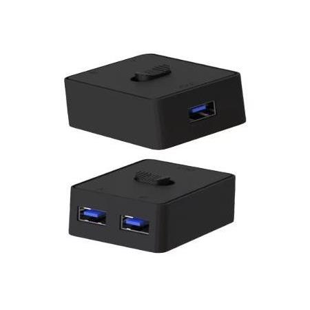 Alfais 4560 2 Port Usb 3.0 To KVM Switch Çoklu Pc Kasa Çoklayıcı Hub Anahtar