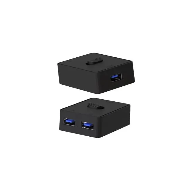 Alfais 4560 2 Port Usb 3.0 To KVM Switch Çoklu Pc Kasa Çoklayıcı Hub Anahtar