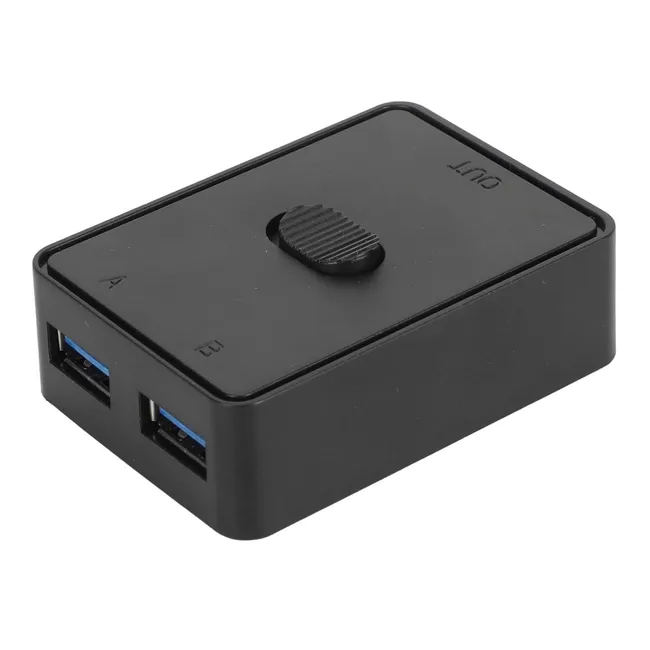 Alfais 4560 2 Port Usb 3.0 To KVM Switch Çoklu Pc Kasa Çoklayıcı Hub Anahtar