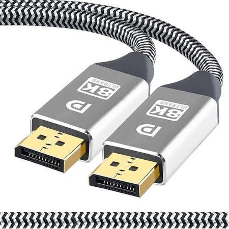 Alfais 4789 1.5 Metre 8K DisplayPort Kablosu DP 1.4 Erkek Erkek
