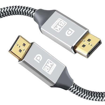 Alfais 4792 3 Metre 8K DisplayPort Kablosu DP 1.4 Erkek Erkek