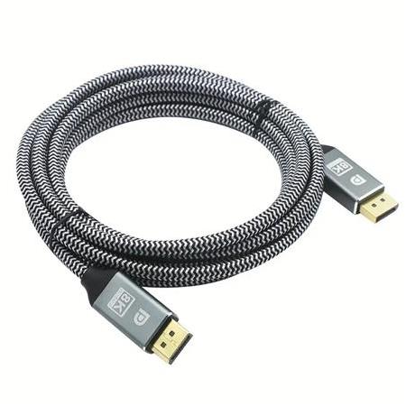Alfais 4792 3 Metre 8K DisplayPort Kablosu DP 1.4 Erkek Erkek