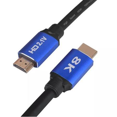 Alfais 5092 8K Ultra HD 2.1V 48Gbps Altın Kaplama Hdmi Kablo UHD 0.5 Metre