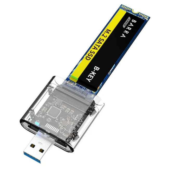 Alfais 5229 M.2 Sata To Usb 3.0 Gen1 Ngff Ssd 5gbps Harddisk Kutu Çevirici Adaptör