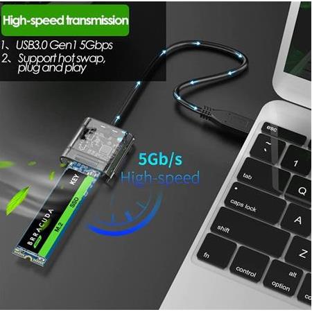 Alfais 5230 M.2 Sata To Usb 3.0 Gen1 Ngff Ssd 5gbps Harddisk Kutu Çevirici Adaptör