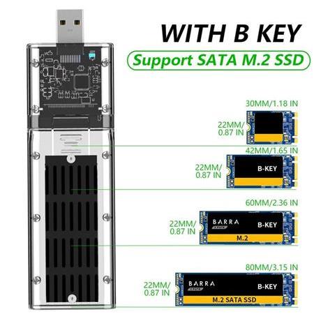 Alfais 5231 M.2 Sata To Usb 3.0 Gen1 Ngff Ssd 5gbps Çevirici Adaptör Harddisk Kutusu