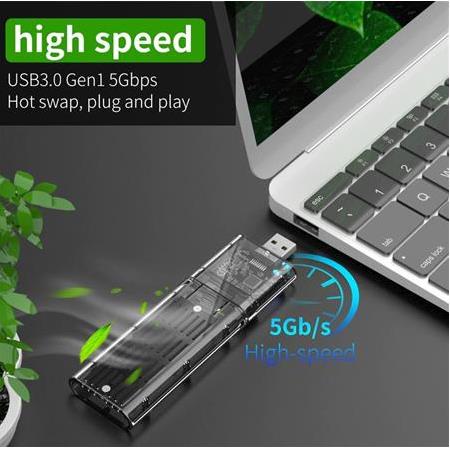 Alfais 5231 M.2 Sata To Usb 3.0 Gen1 Ngff Ssd 5gbps Çevirici Adaptör Harddisk Kutusu