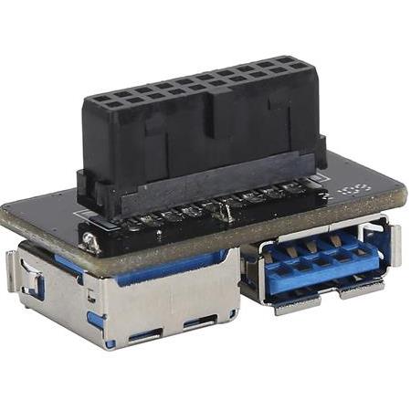 Alfais 5047 Kasa İçi Usb 3.0 19 20 Pin Dişi To 2X Anakart Çoklayıcı Adaptör