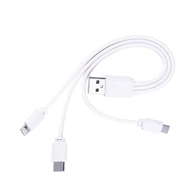 Alfais 5103 Usb To Micro Usb Type C Lightning Çevirici Dönüştürücü Data Şarj Kablosu