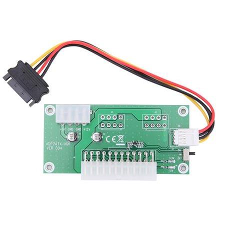 Alfais 5135 Atx 24-Pin Dual Psu Power Uzatma Kablosu Çevirici Uzatıcı