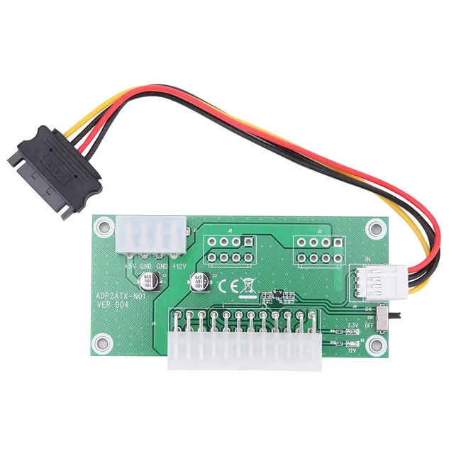 Alfais 5135 Atx 24-Pin Dual Psu Power Uzatma Kablosu Çevirici Uzatıcı