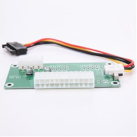 Alfais 5135 Atx 24-Pin Dual Psu Power Uzatma Kablosu Çevirici Uzatıcı