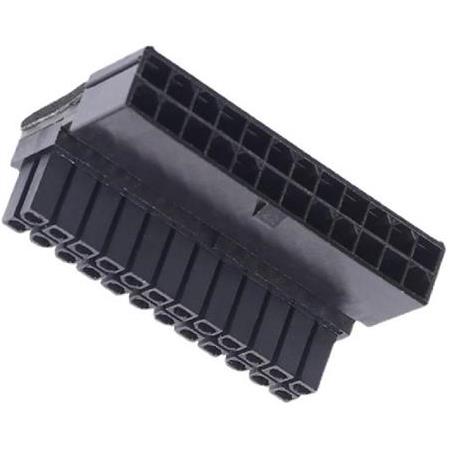 Alfais 4982 ATX 24 Pin to Erkek Dişi Anakartlar için 90 Derece Açı Dönüştürücü Adaptör