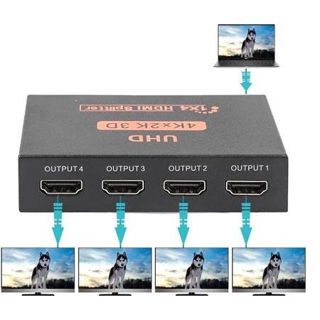 Alfais 5234 4 Port Uhd 4k Hdmi Switch Ekran Monitör Splitter Çoklayıcı Çoğaltıcı