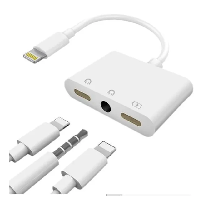 Alfais 4756 Lightning Kulaklık Şarj Çoklayıcı Çevirici Dönüştürücü Adaptör