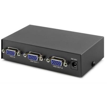 Alfais 4512 Vga Splitter Switch 2 Port 200Mhz Çoklu Ekran Çoklayıcı