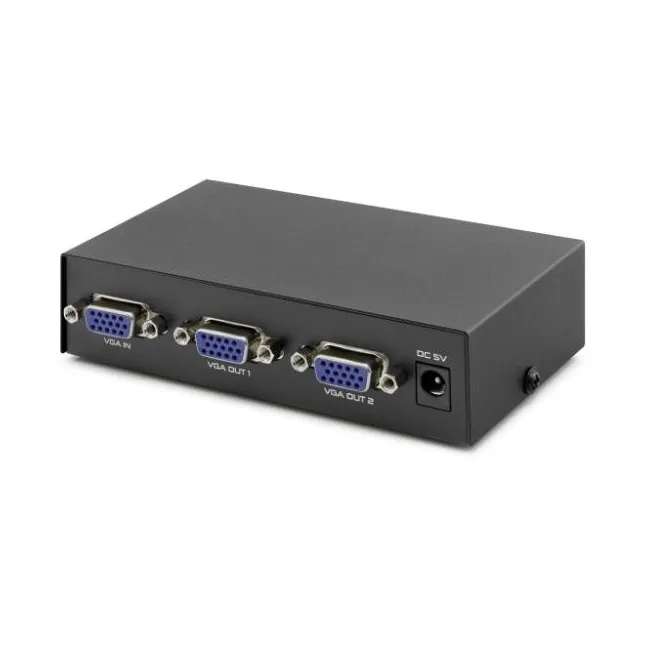 Alfais 4512 Vga Splitter Switch 2 Port 200Mhz Çoklu Ekran Çoklayıcı