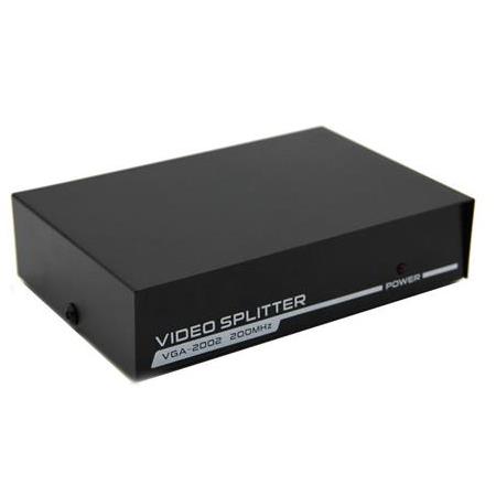 Alfais 4512 Vga Splitter Switch 2 Port 200Mhz Çoklu Ekran Çoklayıcı