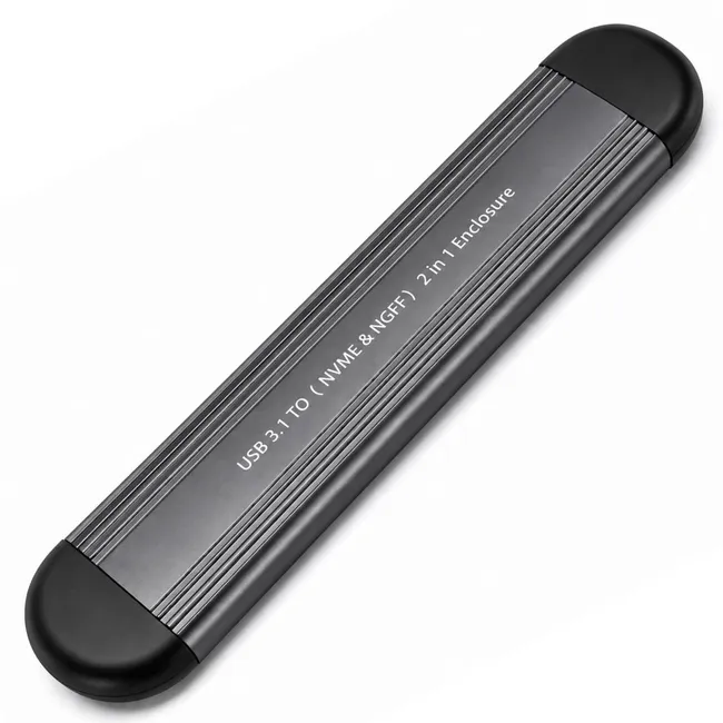 Alfais 6092 Usb Type C M.2 Harici Pcie B+M Key Sdd Kutusu Nvme Ngff Destekli Çift Protokol 3.1