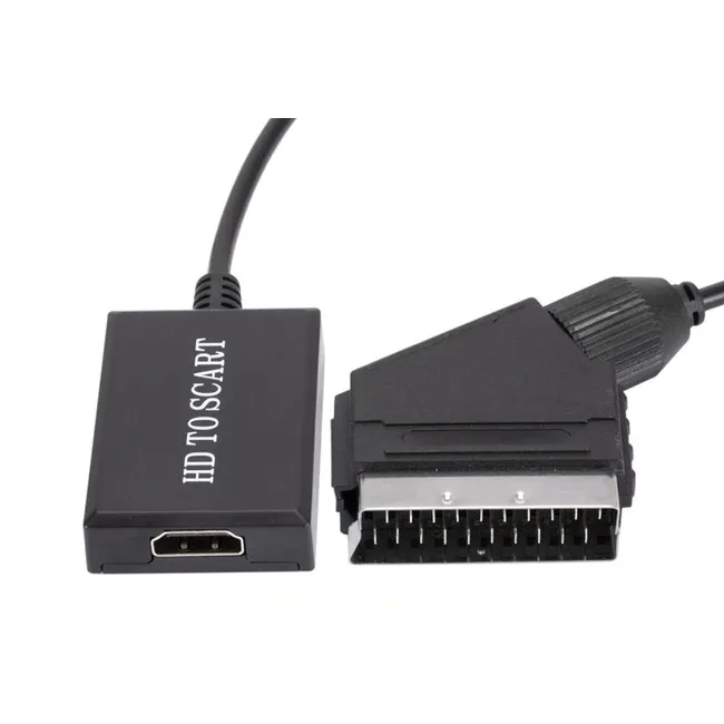 Alfais 5083 Hdmi To Scart 1080p Hd AV Video Çevirici Dönüştürücü Adaptör