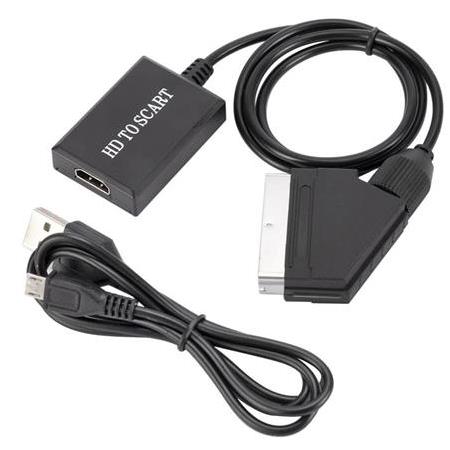Alfais 5083 Hdmi To Scart 1080p Hd AV Video Çevirici Dönüştürücü Adaptör