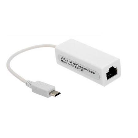 Alfais 4673 Micro USB To Ethernet Çevirici Dönüştürücü Adaptör