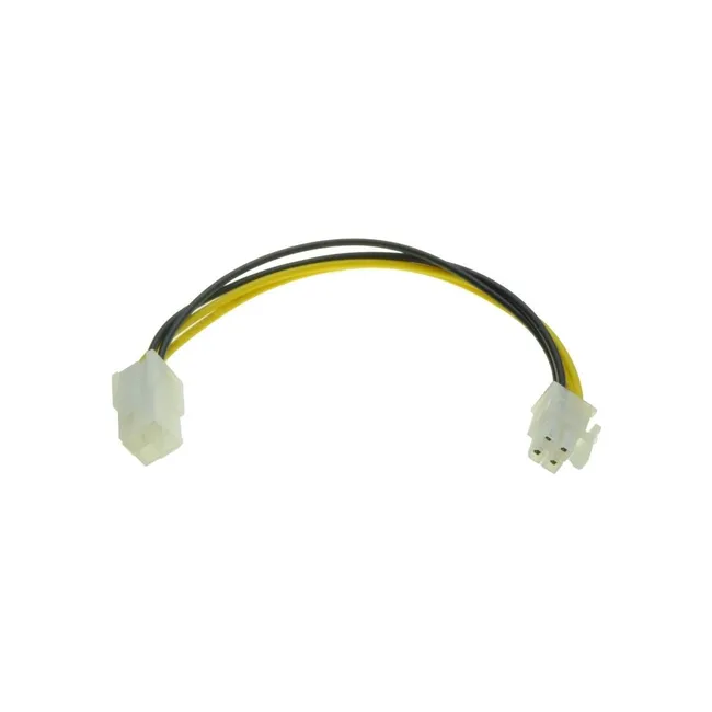 Alfais 5116 4 Pin ATX CPU Güç Uzatma Kablosu Dişi Erkek 12V 20 Cm Uzunlukta Bağlantı Noktalı
