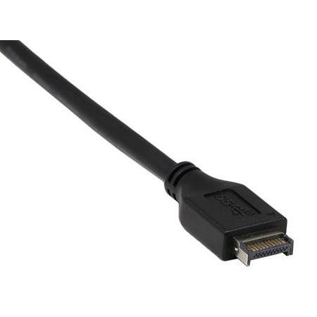 Alfais 4661 USB type e to type c TYPE-E to TYPE-C 20 pin çevirici kablo