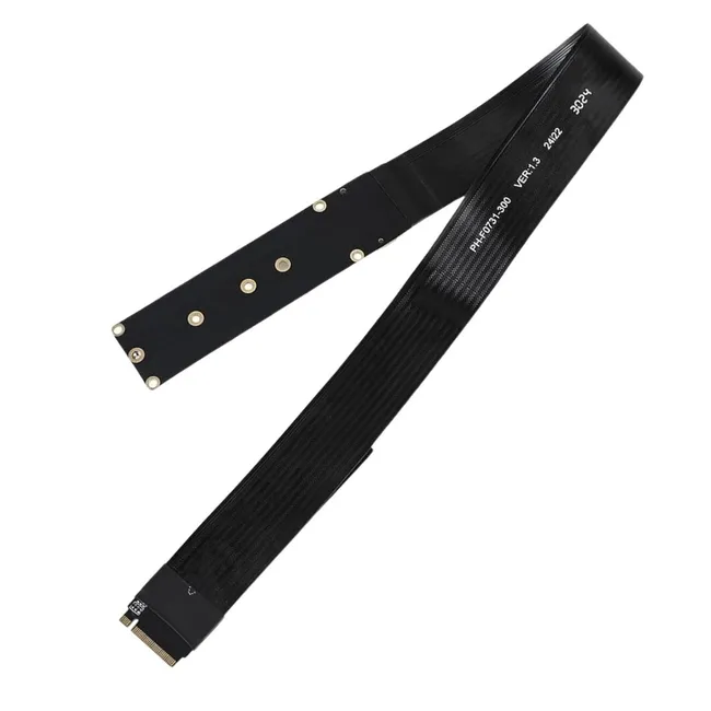 Alfais 6086 M.2 NVMe SSD PCIe 4.0 x4 Uzatma Kablosu M Key Adaptör Riser Card Çevirici