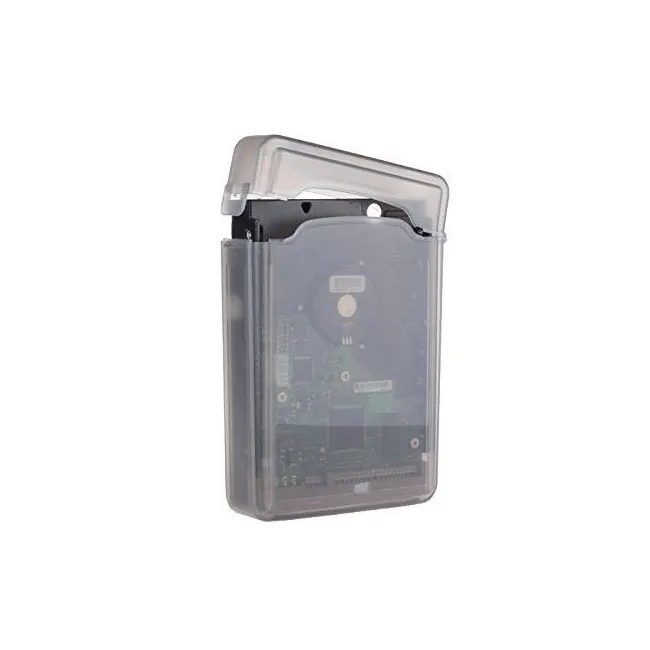 Alfais 5113 3.5 inç İde Sata Plastik Hdd Taşıma Koruma Şeffaf Harddisk Kutusu