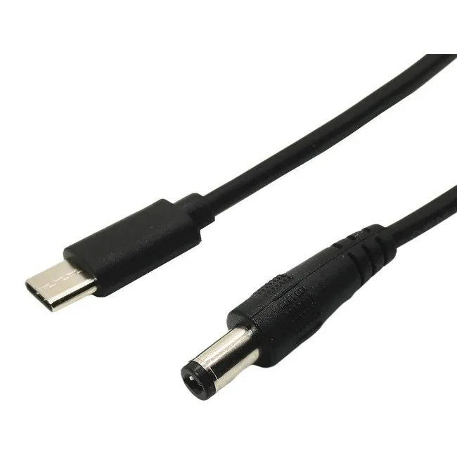 Alfais 4213 Type C To Dc 12V Pd 5.5*2.5mm Adaptör Çevirici Power Şarj Kablosu