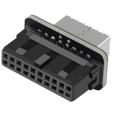 Alfais 5209 Type-E To USB 3.0 19 PIN Anakart Dişi Erkek Çevirici Dönüştürücü Adaptör