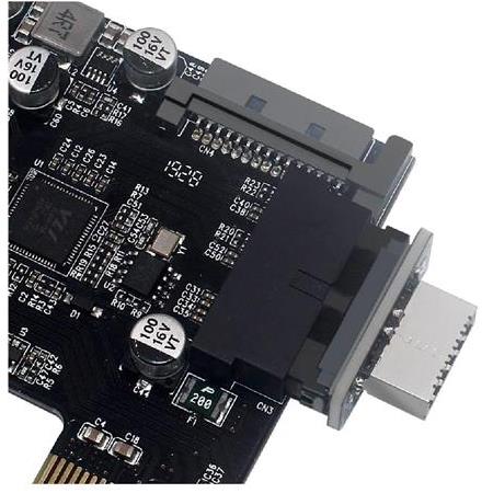 Alfais 5209 Type-E To USB 3.0 19 PIN Anakart Dişi Erkek Çevirici Dönüştürücü Adaptör