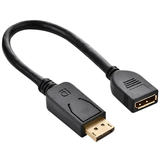 Alfais 4793  DisplayPort Extension 0.25m Erkek - Dişi Uzatma Kablosu