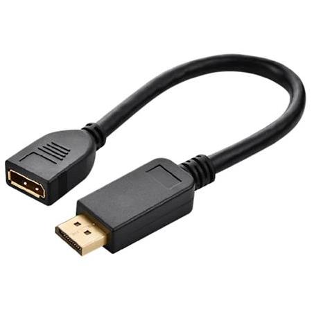 Alfais 4793  DisplayPort Extension 0.25m Erkek - Dişi Uzatma Kablosu
