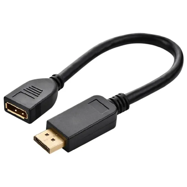 Alfais 4793  DisplayPort Extension 0.25m Erkek - Dişi Uzatma Kablosu