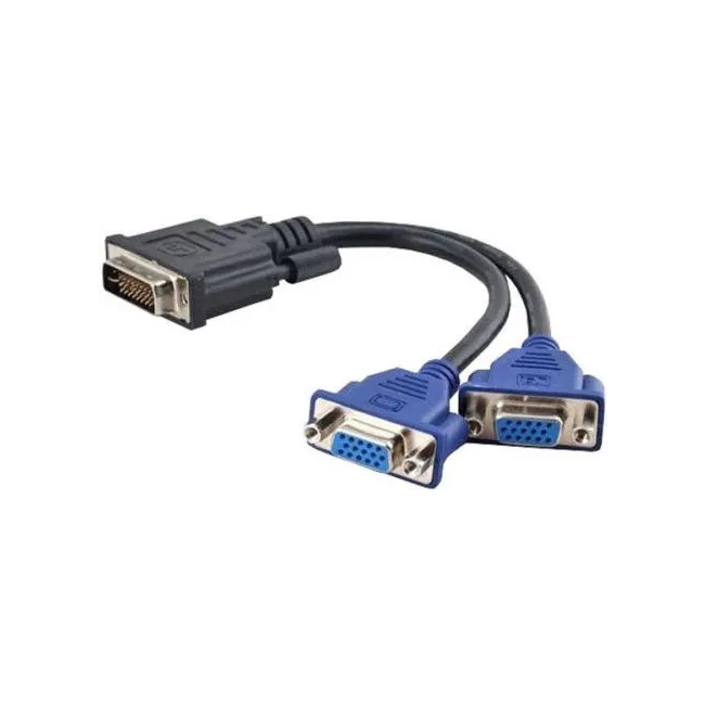 Alfais 4966 Dvi-İ Vga Y Çoğaltıcı Çoklayıcı Switch Splitter Kablosu