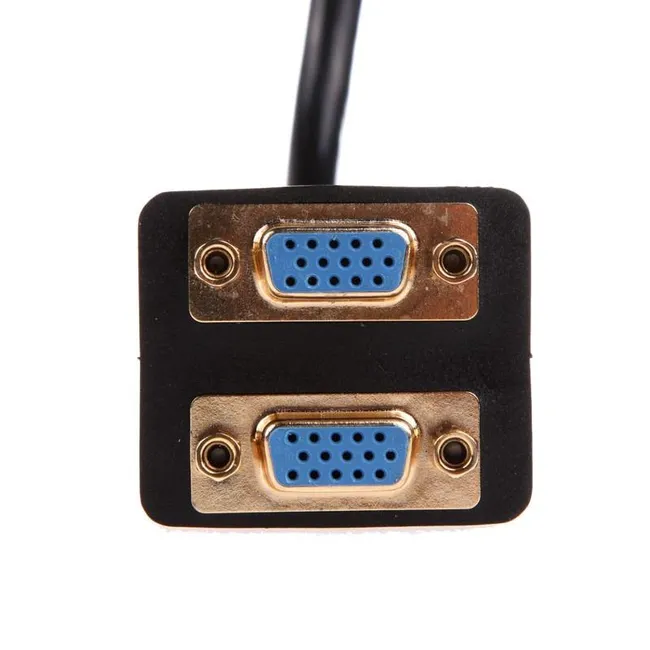 Alfais 4972 Dvi To 2X Vga Çevirici Çoklayıcı Splitter Kablosu