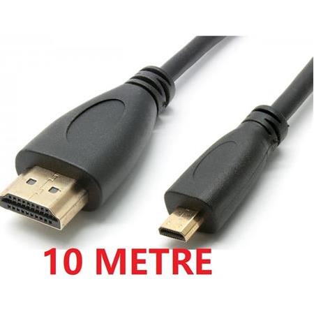 Alfais 4779 Micro Hdmi To Hdmi Çevirici Mikro Dönüştürücü Adaptör Tv Kablosu Tablet/Laptop 10 Metre
