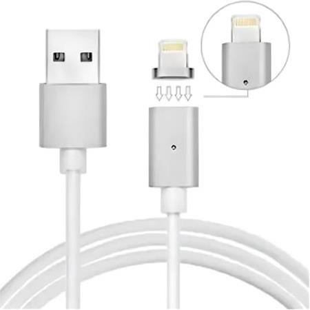 Alfais 4849 Manyetik USB Mıknatıslı Data ve Şarj Kablosu 1 Metre