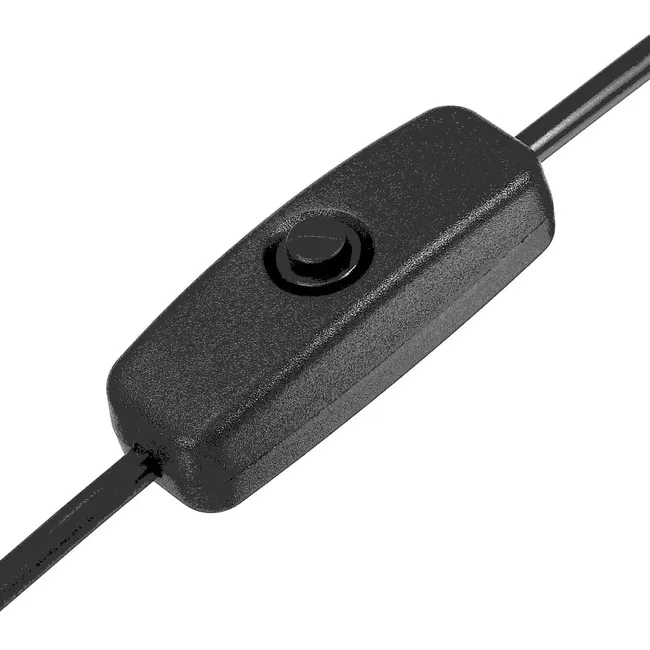Alfais 6073 Usb To Dc 5.5x2.1mm Güç Kablosu 1.5 Metre Açma Kapama Anahtarlı Switch 5V Power On/Off