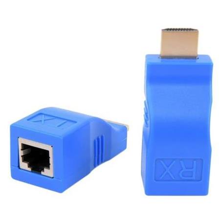 Alfais 4971 Hdmi Rj45 Cat5 6 Extender Uzatıcı Uzatma Aparatı Adaptör