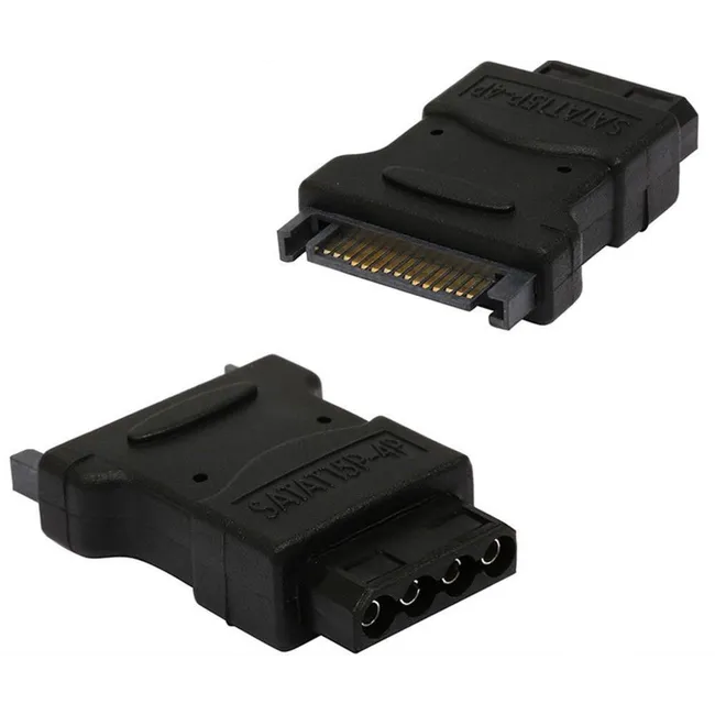 Alfais 5027 Sata To İde Power 4 15 Pin Çevirici Dönüştürücü Adaptör
