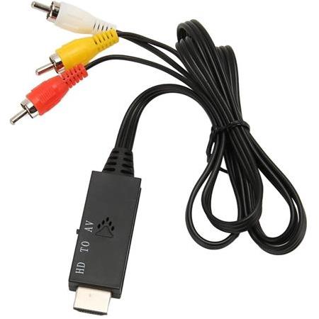 Alfais 4875 HDMI to RCA AV 4K30Hz Çevirici Dönüştürücü Adaptör
