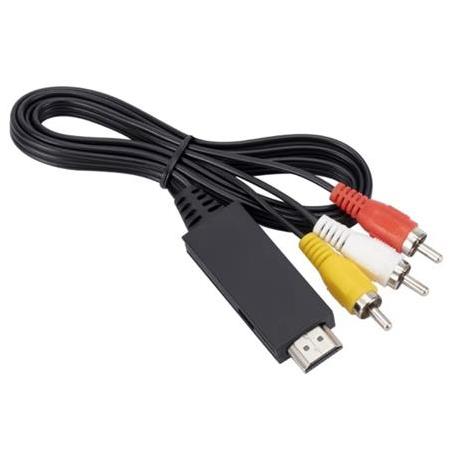 Alfais 4875 HDMI to RCA AV 4K30Hz Çevirici Dönüştürücü Adaptör