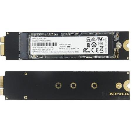 Alfais 4879 M.2 Ssd To 18(6+12) Pin Çevirici Dönüştürücü Kart Adaptör (Macbook için)
